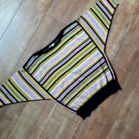 Anthropologie Moth dolman sleeve stripe sweater size small - Picture 3 of 9